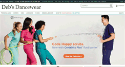 Desktop Screenshot of cherokee-debsdancewear.com